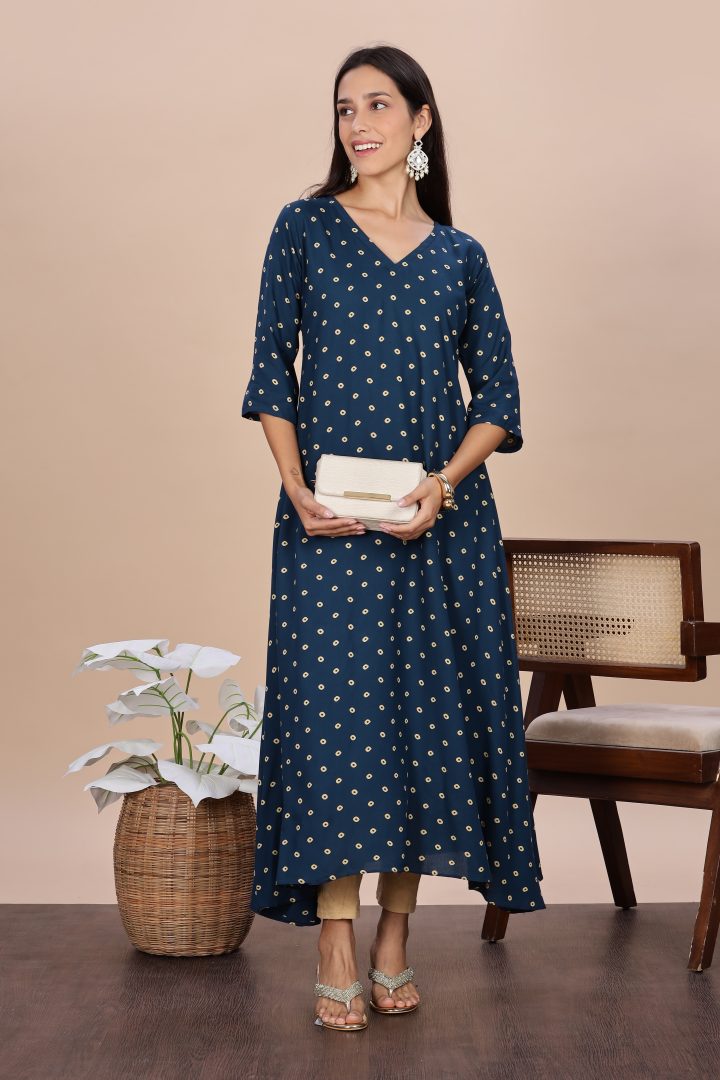 Bandhani Design Long Tunic Top - Image 8