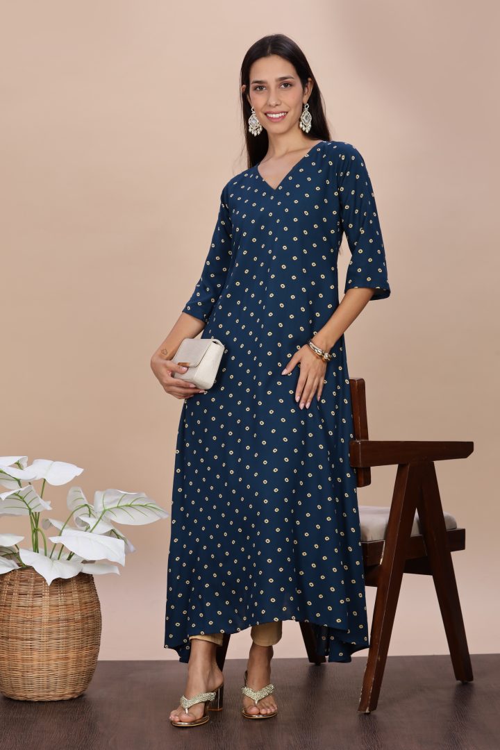 Bandhani Design Long Tunic Top - Image 10