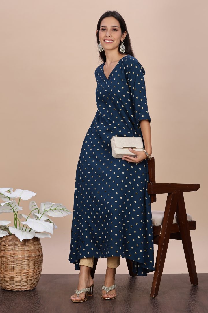 Bandhani Design Long Tunic Top - Image 11