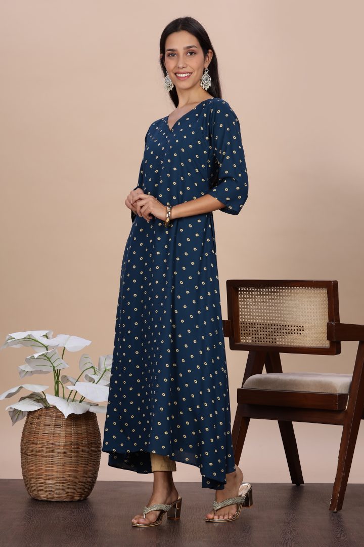 Bandhani Design Long Tunic Top - Image 2