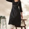 Cora Cotton Golden Polka Dots Top - Thumbnail Image 4