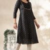 Cora Cotton Golden Polka Dots Top - Thumbnail Image 1