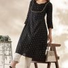 Cora Cotton Golden Polka Dots Top - Thumbnail Image 5