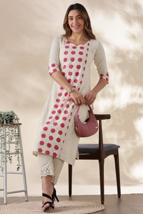 Cora Cotton Polka Design Set