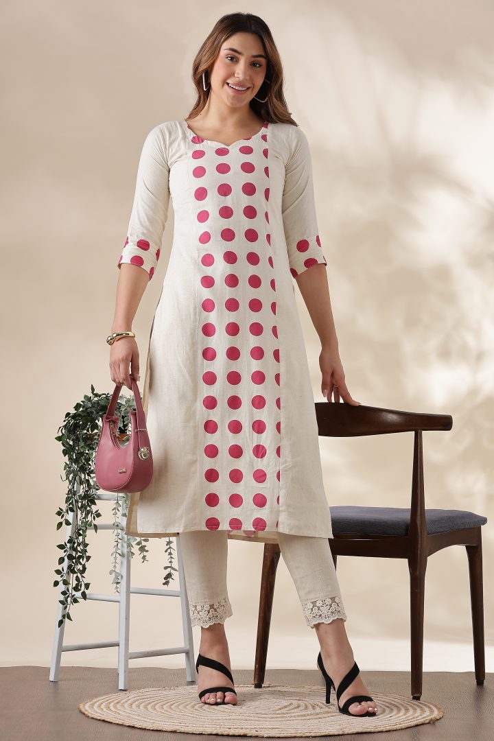 Cora Cotton Polka Design Set - Image 7