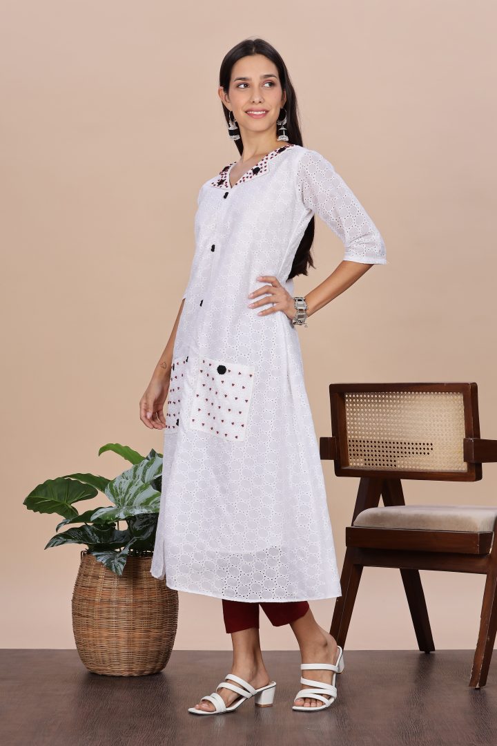 Football Hacoba One Piece Dress (White) - Image 1