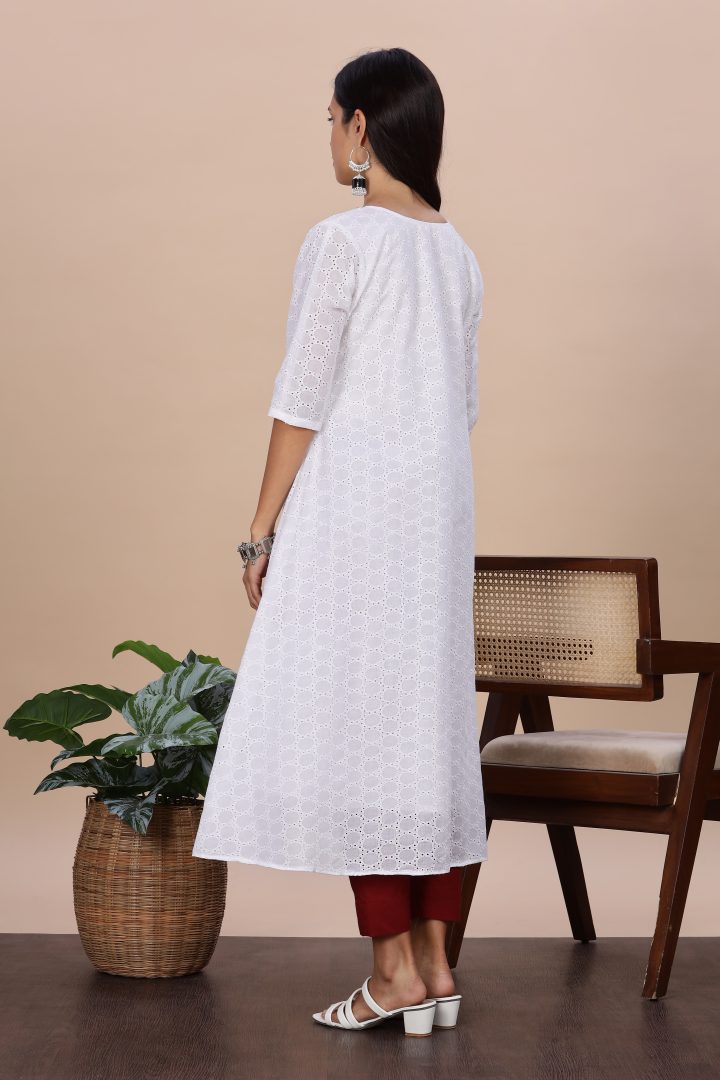 Football Hacoba One Piece Dress (White) - Image 5