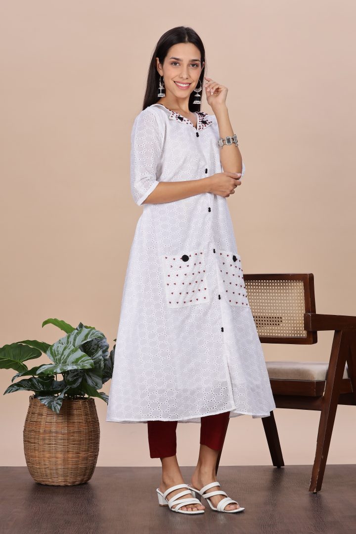 Football Hacoba One Piece Dress (White) - Image 4