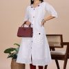 Football Hacoba One Piece Dress (White) - Thumbnail Image 9