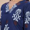 Indigo Blue Hand Block Cotton Cordset - Thumbnail Image 4