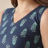 Kantha Cotton Cordset (Navy Blue) - Thumbnail Image 6