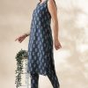 Kantha Cotton Cordset (Navy Blue) - Thumbnail Image 9