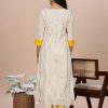 Kerala Cream & Yellow Festive 2 Piece Set - Thumbnail Image 11