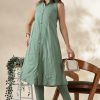 Light Green Cotton Cordset - Thumbnail Image 6