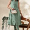 Light Green Cotton Cordset - Thumbnail Image 7