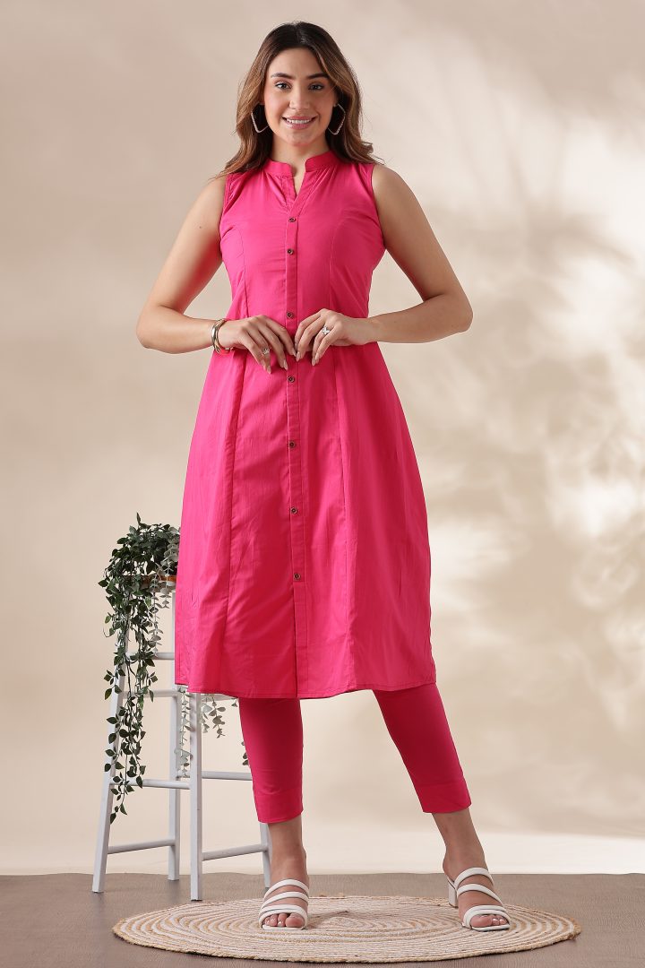 Pink Cotton Cordset - Image 12