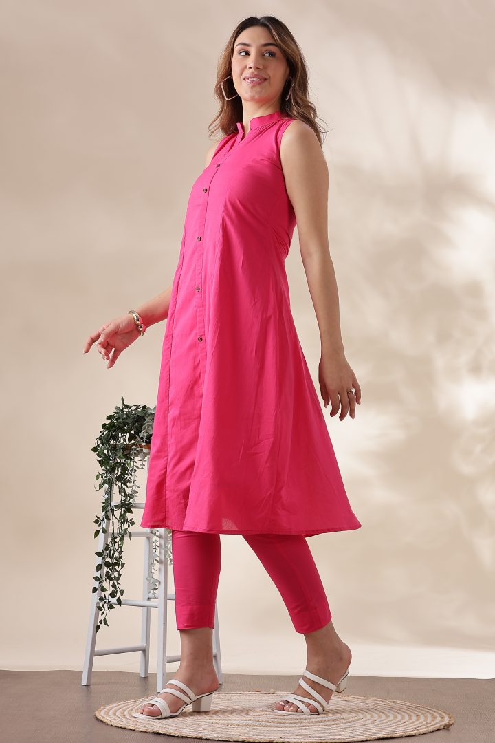 Pink Cotton Cordset - Image 11