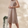 Printed Cotton One Piece Dress - Thumbnail Image 10