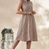 Printed Cotton One Piece Dress - Thumbnail Image 9