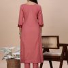 Pure Cotton Ajrak Yoke 2 Piece Set - Thumbnail Image 4