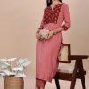 Pure Cotton Ajrak Yoke 2 Piece Set - Thumbnail Image 13