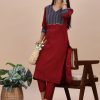 Pure Cotton Ajrak Yoke 2 Piece Set - Thumbnail Image 8