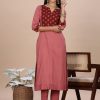 Pure Cotton Ajrak Yoke 2 Piece Set - Thumbnail Image 5