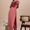 Pure Cotton Ajrak Yoke 2 Piece Set - Thumbnail Image 6