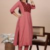 Pure Cotton Ajrak Yoke 2 Piece Set - Thumbnail Image 7