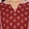Pure Cotton Ajrak Yoke 2 Piece Set - Thumbnail Image 8