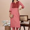 Pure Cotton Ajrak Yoke 2 Piece Set - Thumbnail Image 11