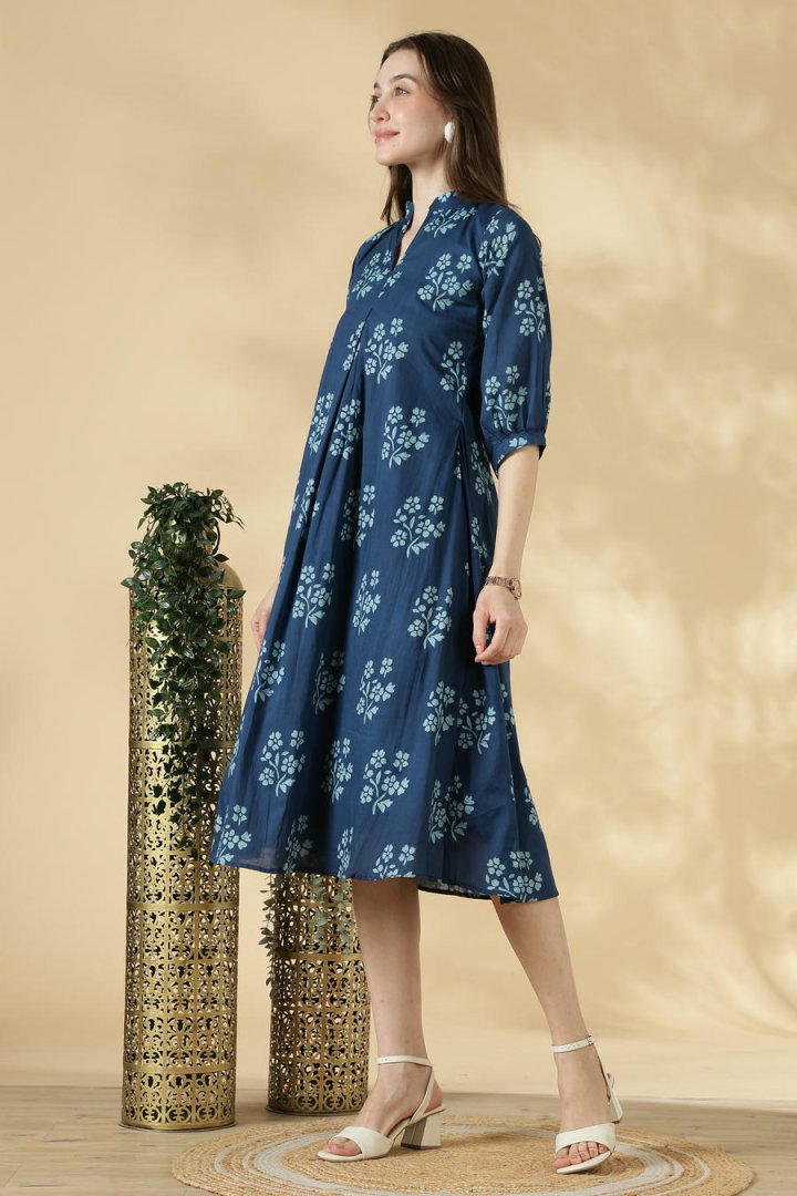 Cotton A-Line Top with 3/4th Sleeves - Image 7