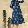 Cotton A-Line Top with 3/4th Sleeves - Thumbnail Image 8