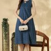 Cotton Sleeveless A-Line Top - Thumbnail Image 1