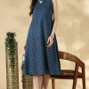 Cotton Sleeveless A-Line Top - Thumbnail Image 5