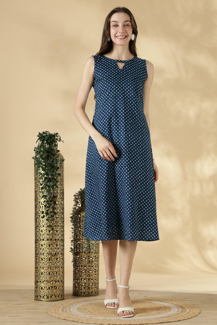 Cotton Sleeveless A-Line Top - Image 7