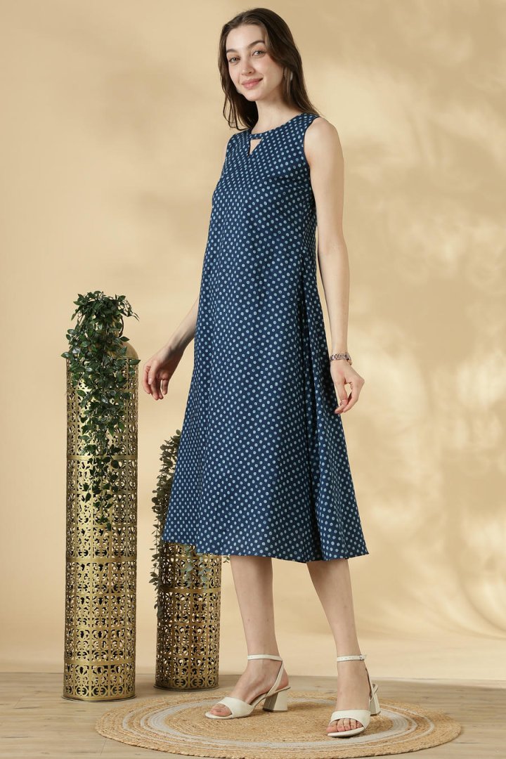 Cotton Sleeveless A-Line Top - Image 8