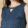 Cotton Sleeveless A-Line Top - Thumbnail Image 11