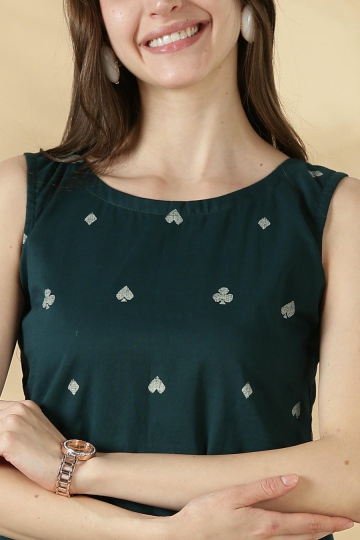 Handloom Cotton Sleeveless Top - Image 8
