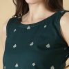 Handloom Cotton Sleeveless Top - Thumbnail Image 7