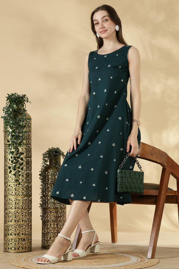 Handloom Cotton Sleeveless Top - Image 3