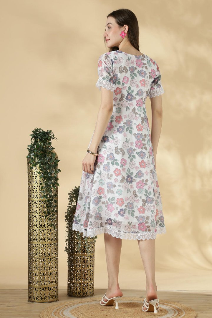 Kota Floral Design A-Line Top - Image 11
