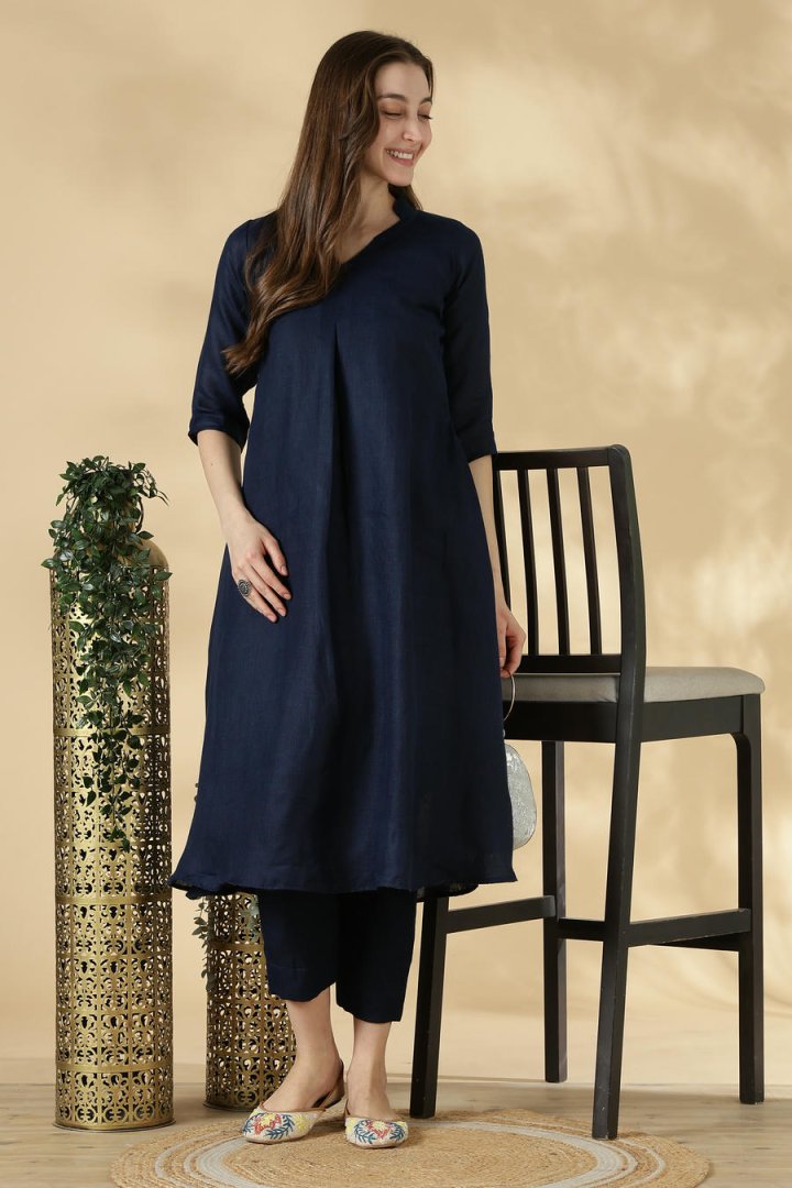 Linen Cotton Solid Cordset - Image 14