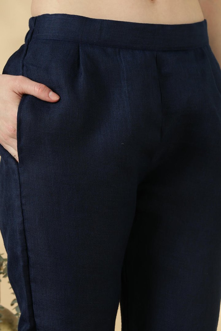 Linen Cotton Solid Cordset - Image 4