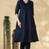 Linen Cotton Solid Cordset - Thumbnail Image 6
