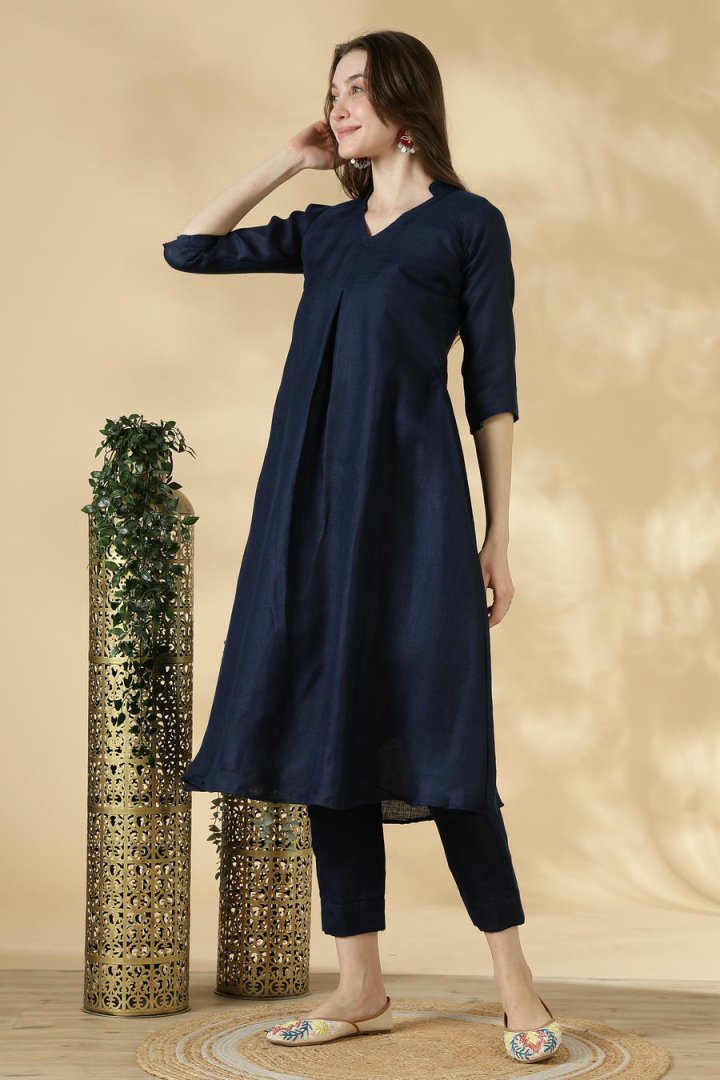 Linen Cotton Solid Cordset - Image 7