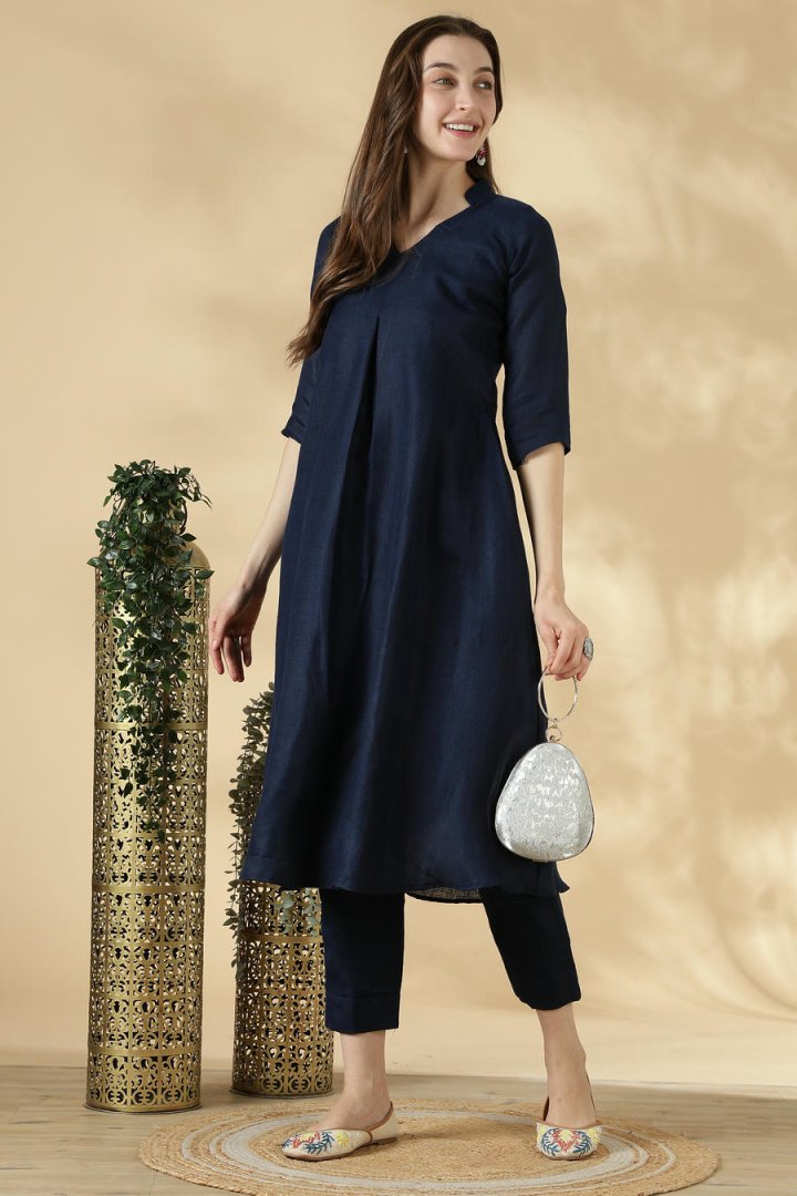 Linen Cotton Solid Cordset - Image 11