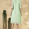 Mul Chandheri Pleated A-Line Top - Thumbnail Image 2