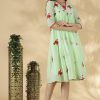 Mul Chandheri Pleated A-Line Top - Thumbnail Image 5