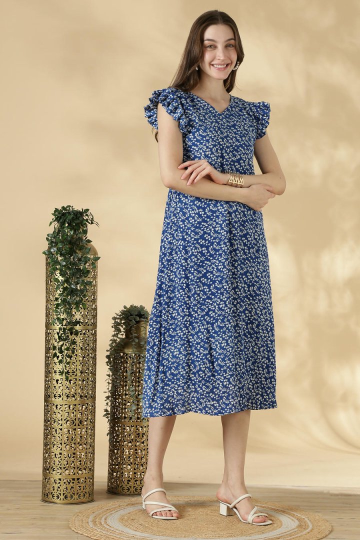 Rayon Crepe Frock - Image 5